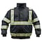 Game Workwear Hi-Vis Bomber Jacket, 100% Polyester Oxford, Black, L 1390 - alternate 1